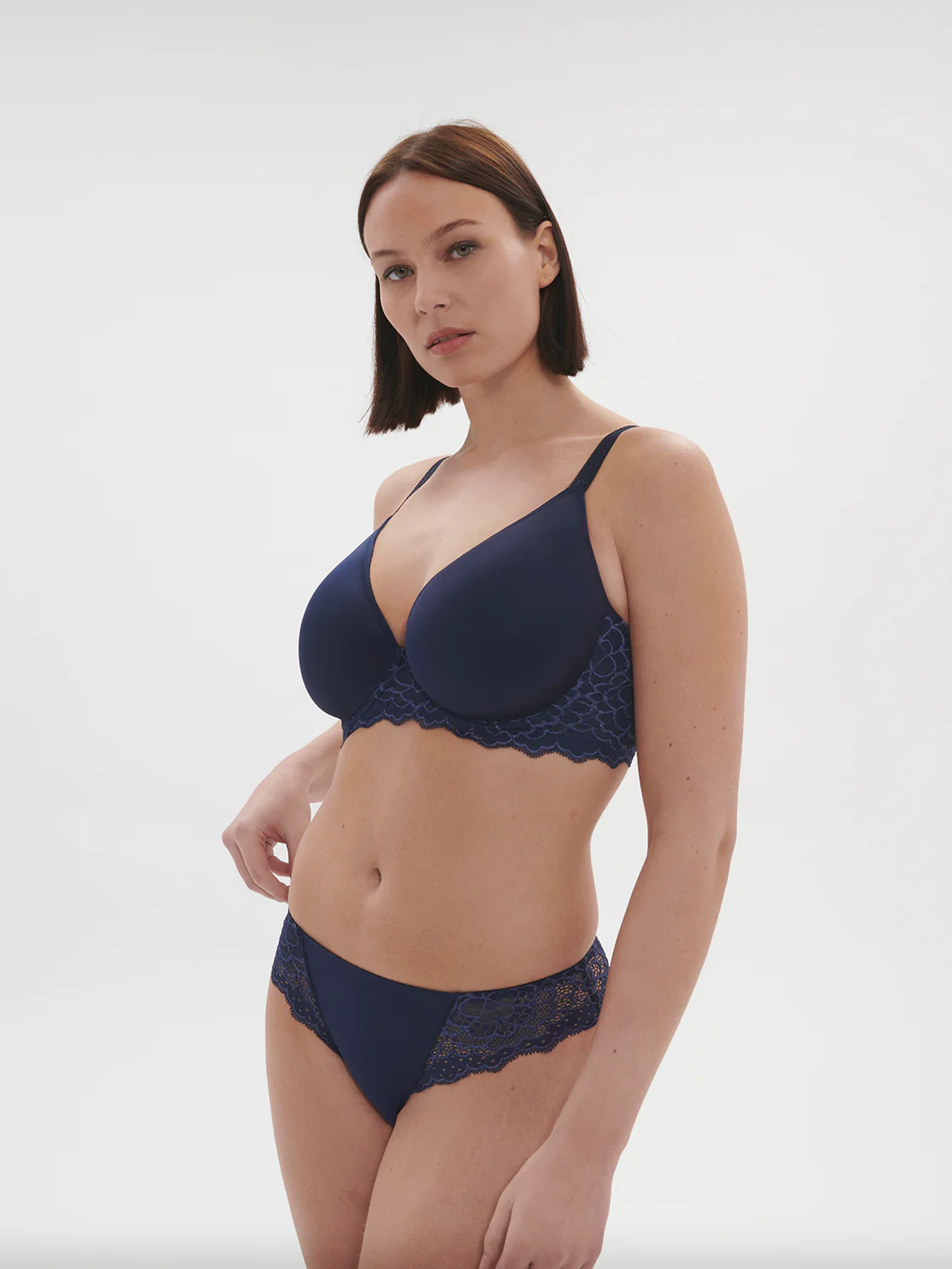 Caresse 3D Plunge - Ink Blue - Image 10