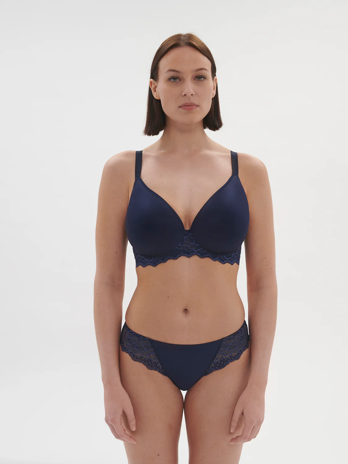 Caresse 3D Plunge - Ink Blue - Image 11