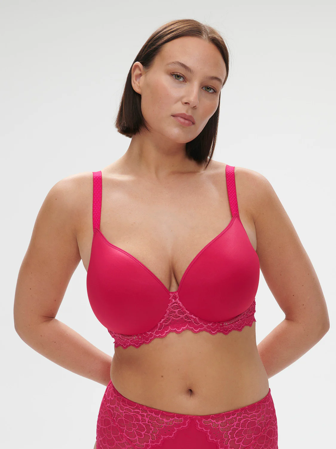 Caresse 3D Plunge - Teaberry Pink - Image 6