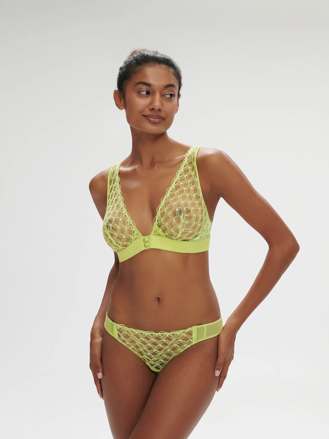 Rose Bikini - Lime - Image 3