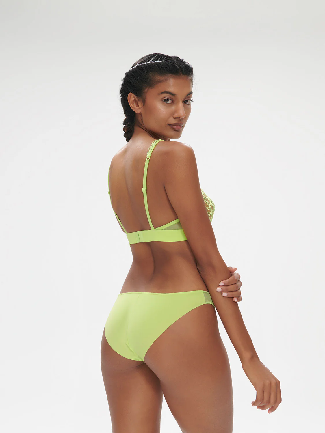 Rose Bikini - Lime - Image 4