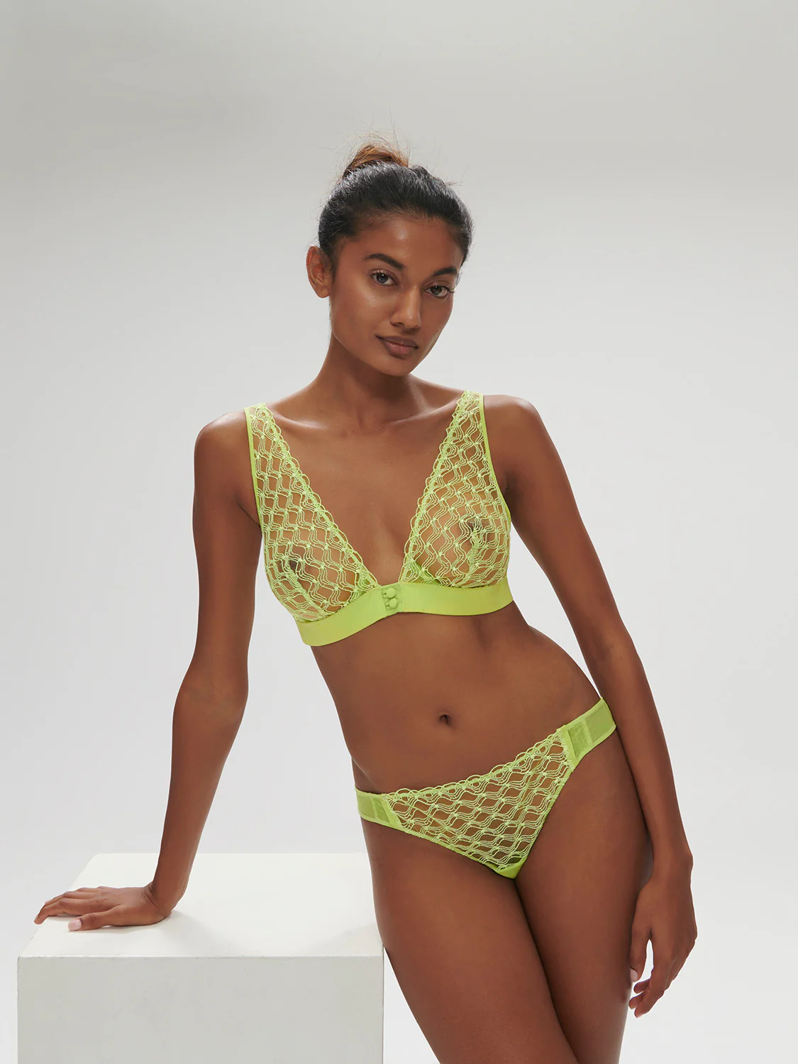Rose Bikini - Lime - Image 5