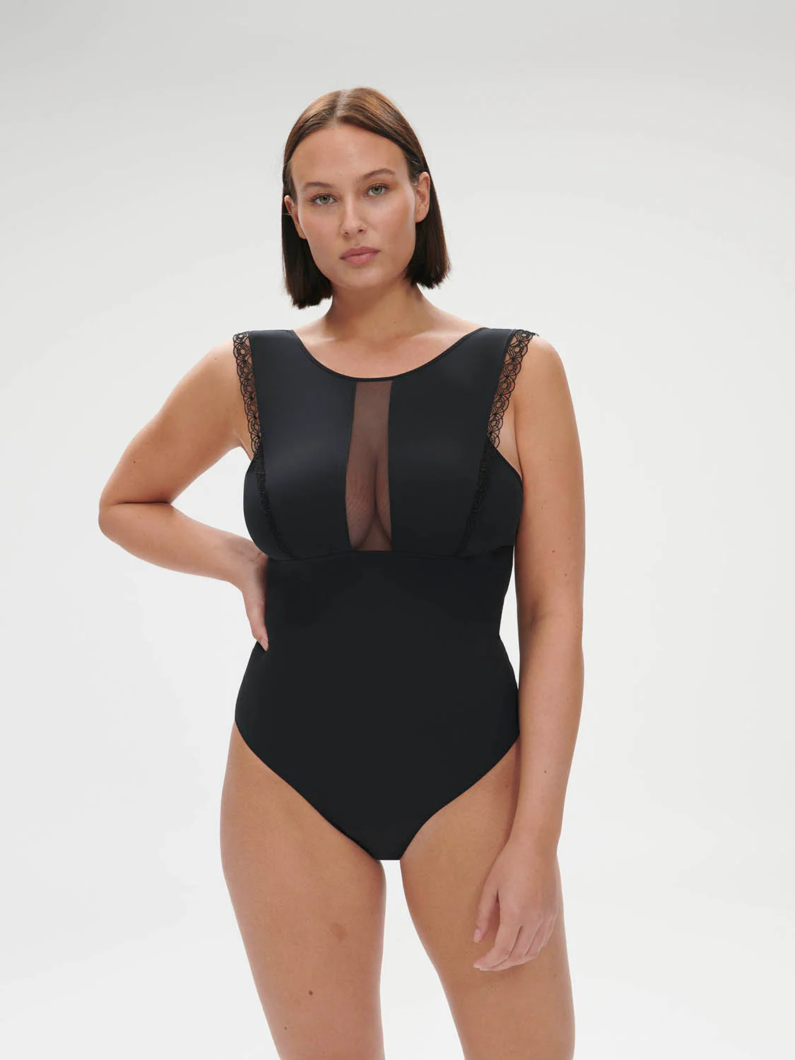 Rose Bodysuit - Black - Image 3