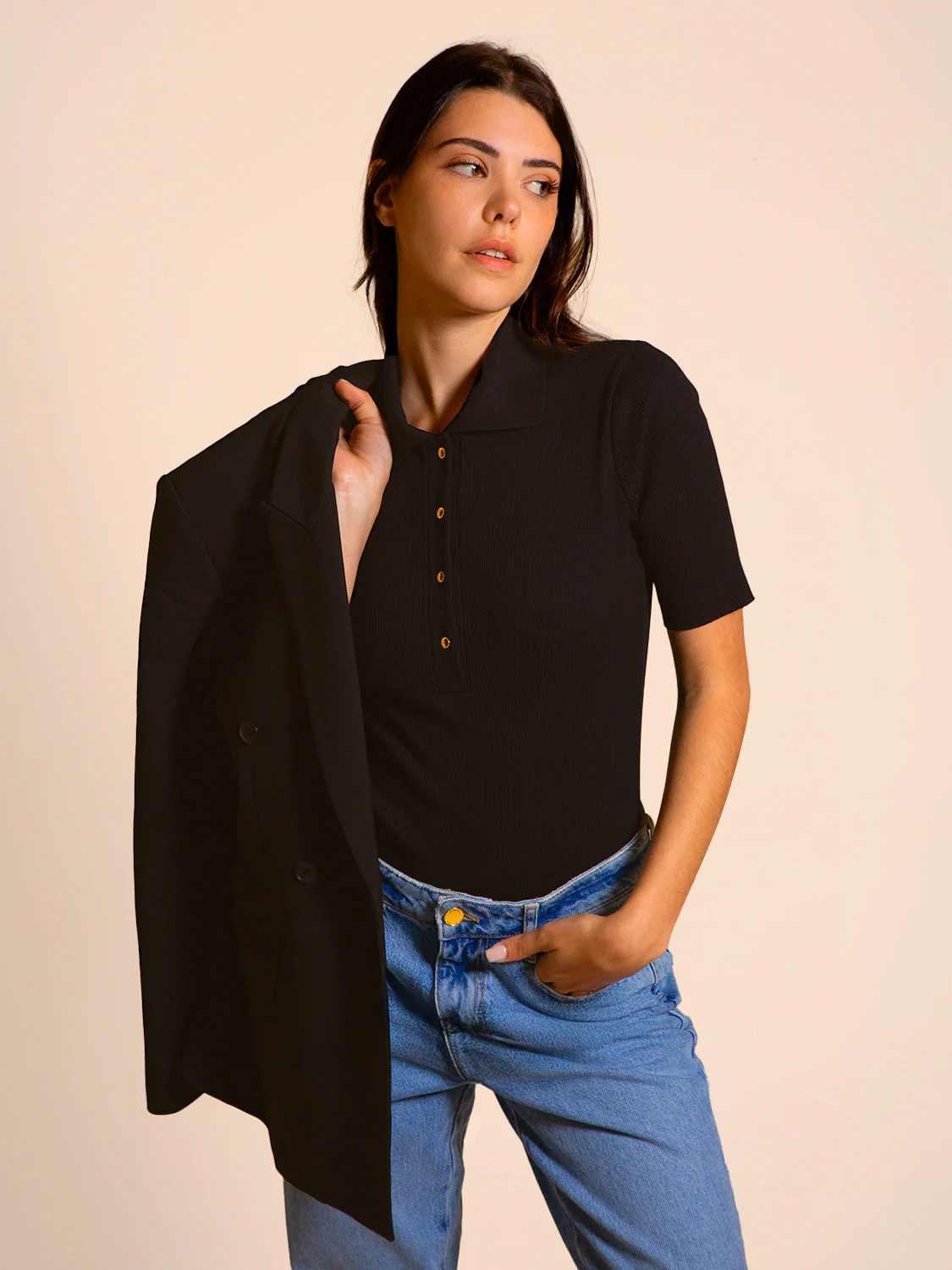 Garance Bodysuit - Black - Image 4