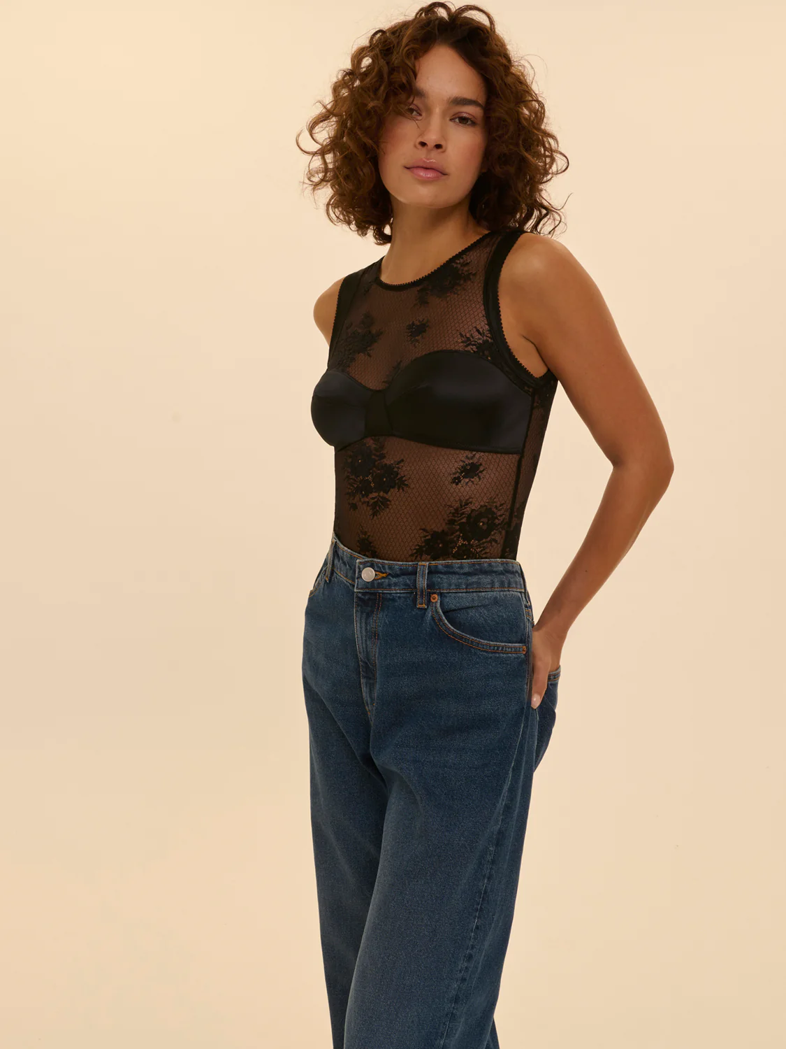 Louise Bodysuit - Black - Image 4