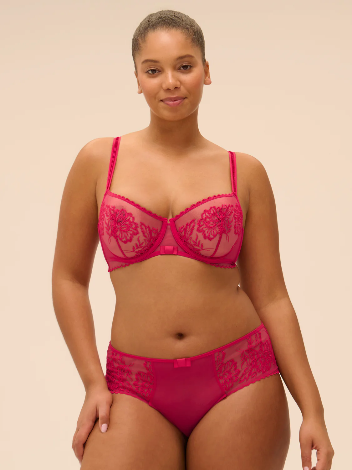 Romance Boyshort - Cranberry - Image 9