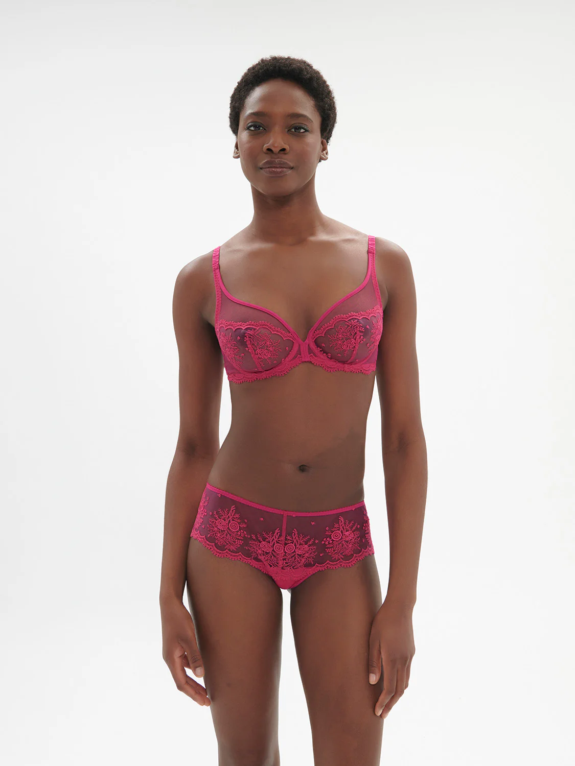 Intrigue Boyshort - Disco Pink - Image 3