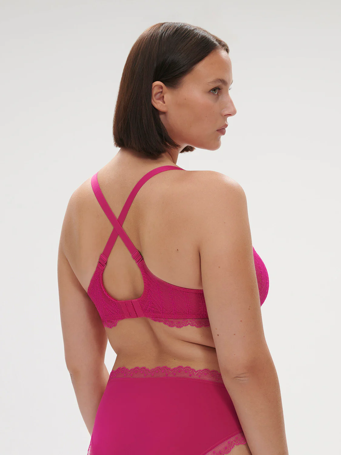 Canopée Full Coverage Plunge - Hibiscus Pink - Image 3