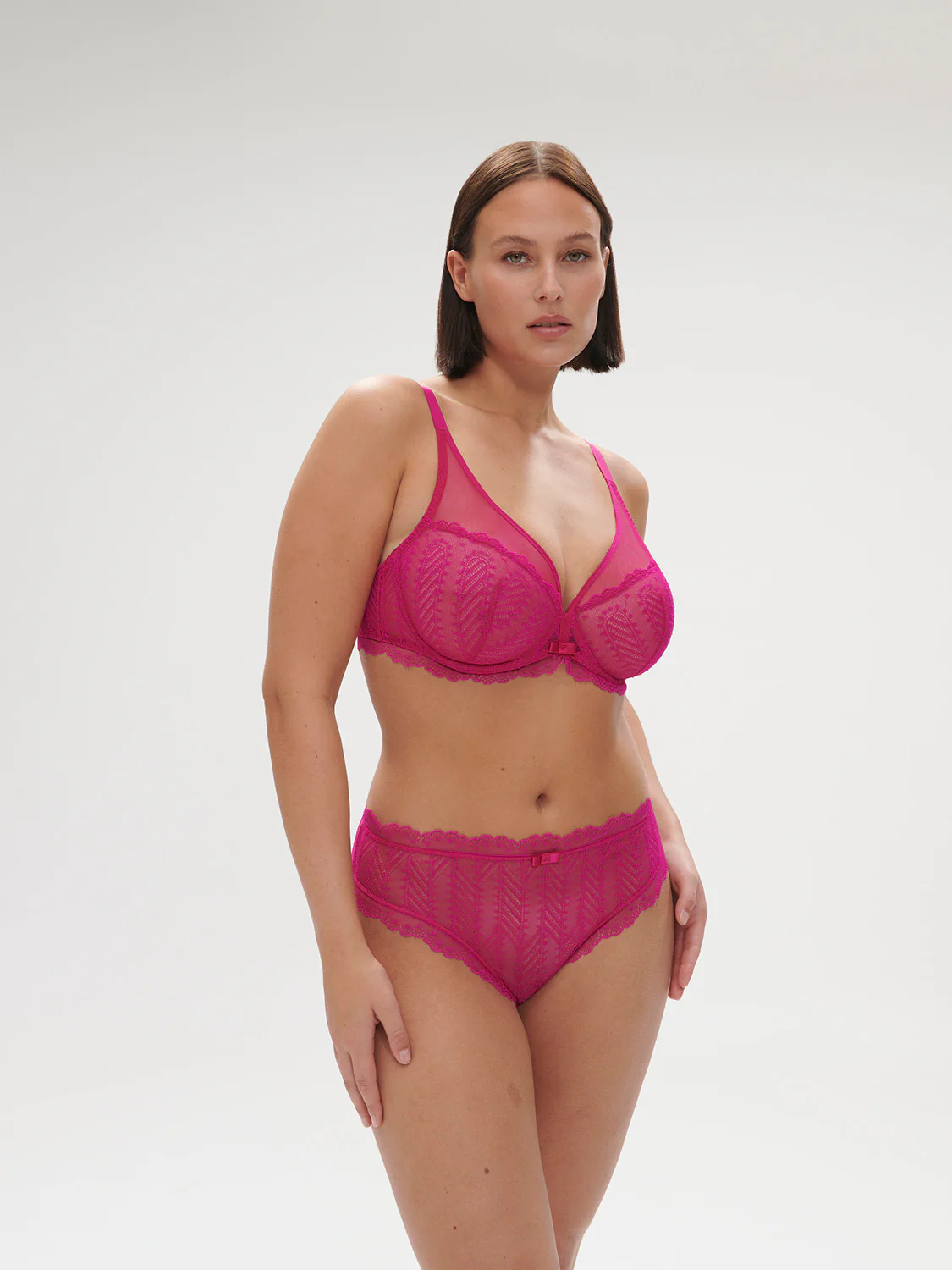 Canopée Full Coverage Plunge - Hibiscus Pink - Image 7