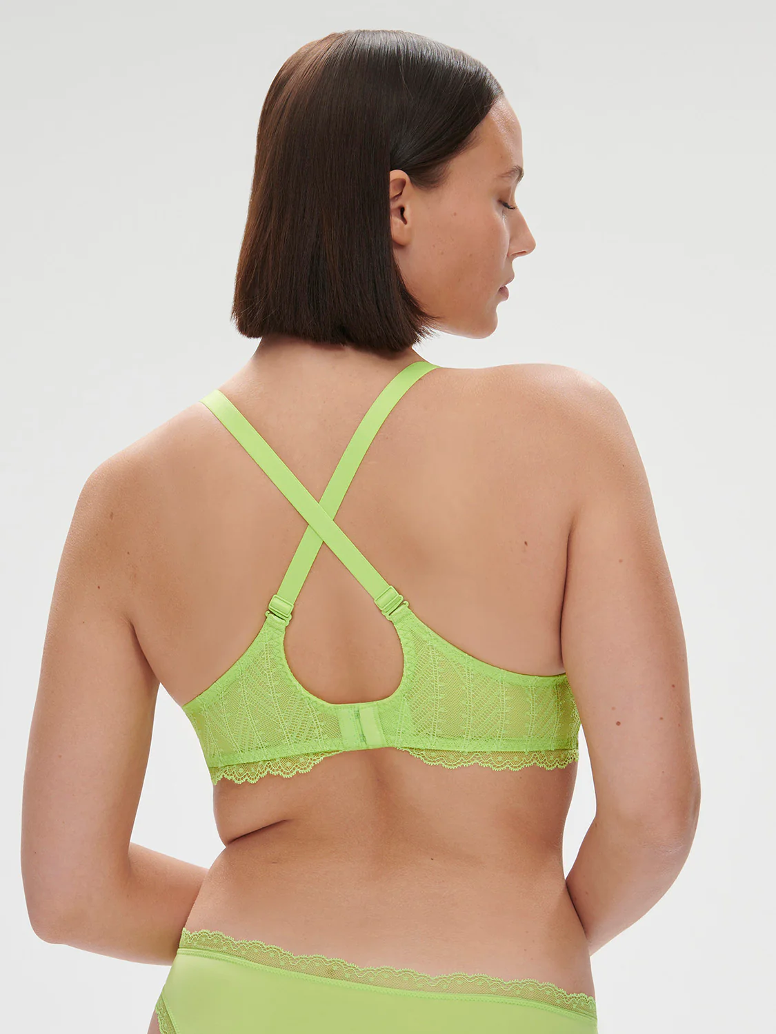 Canopée Full Coverage Plunge - Lime - Image 3
