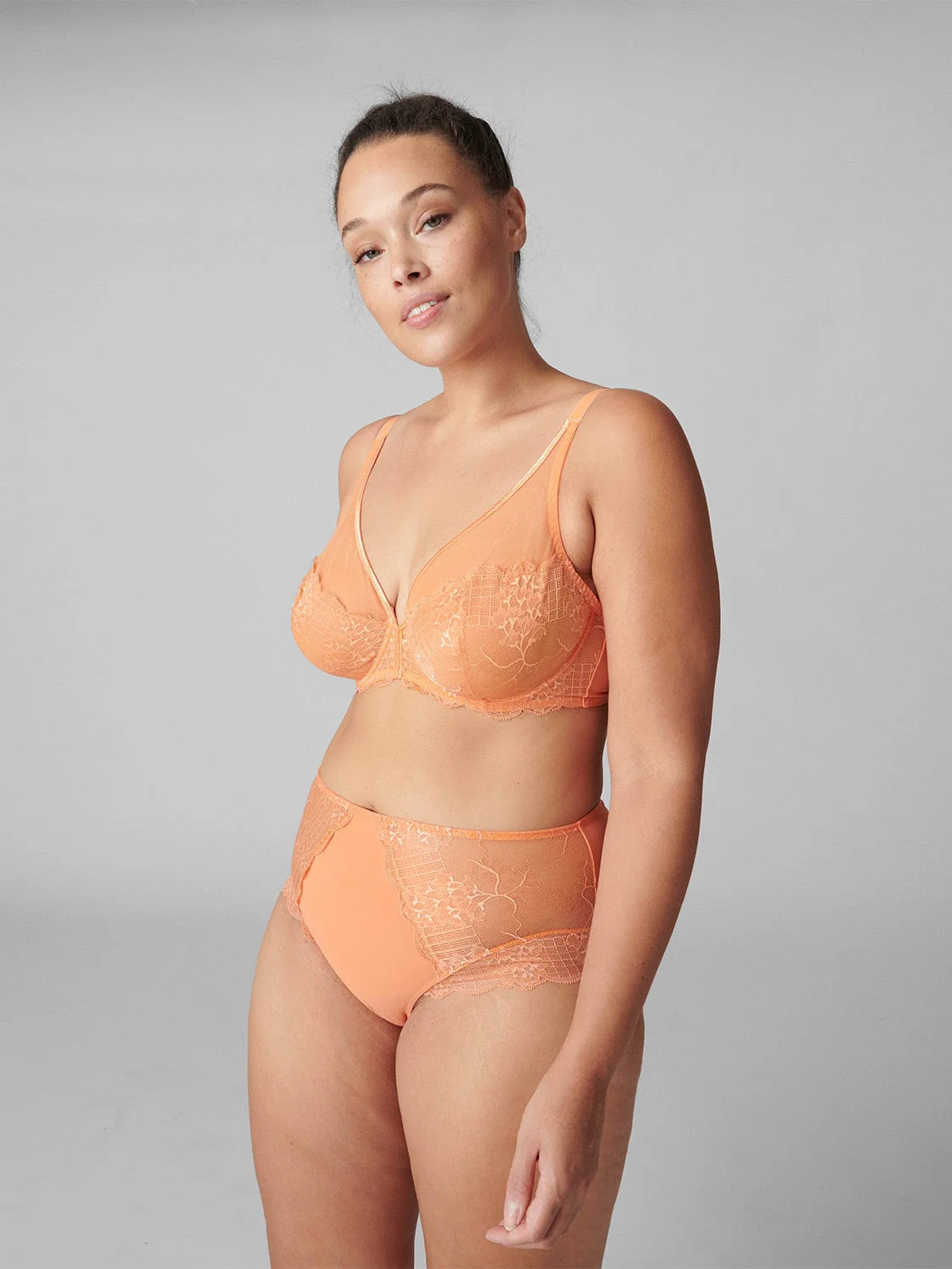 Reve Full Coverage Plunge - Apricot - Image 4