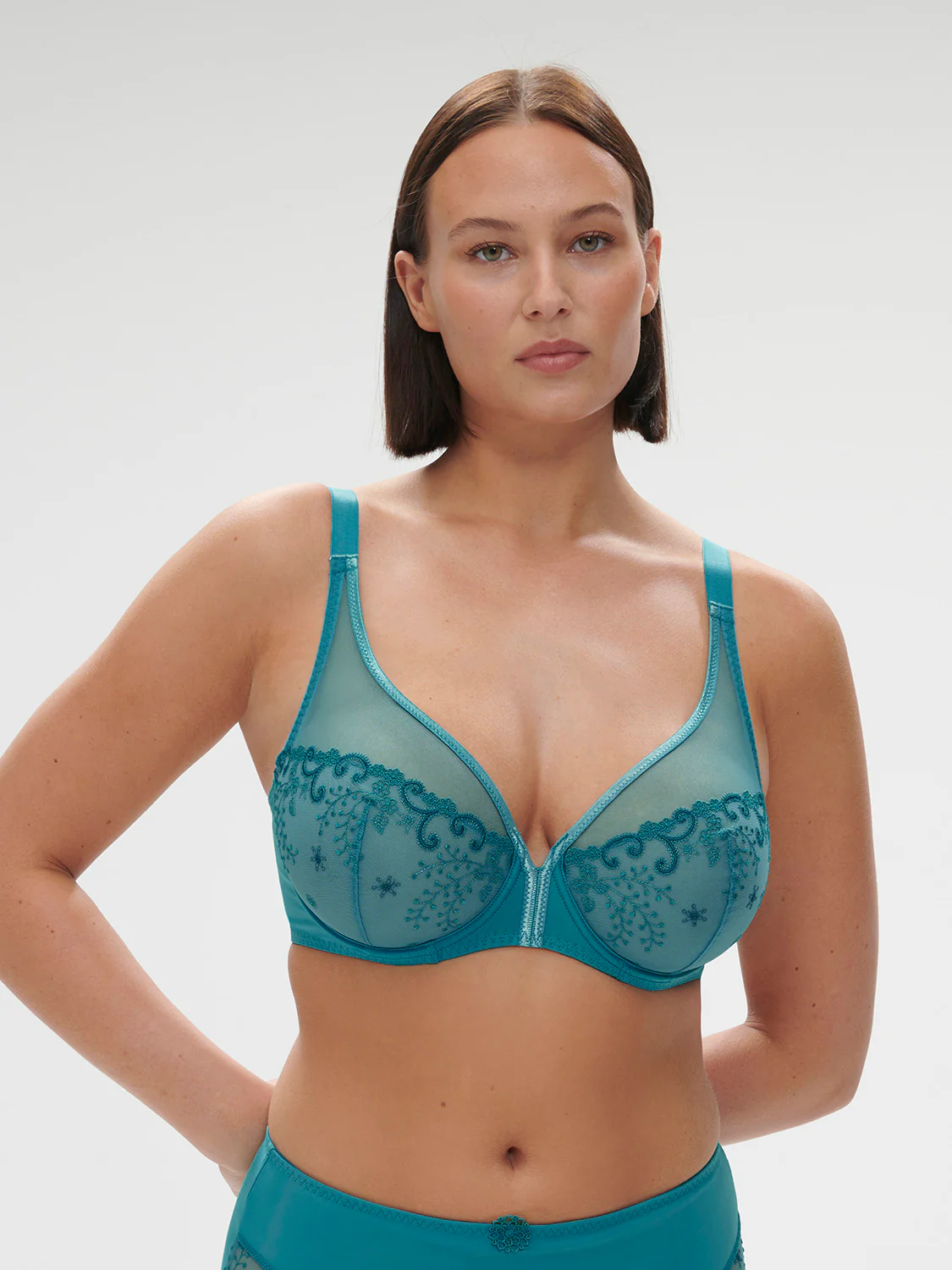 Delice Full Coverage Plunge - Atoll Blue - Image 6