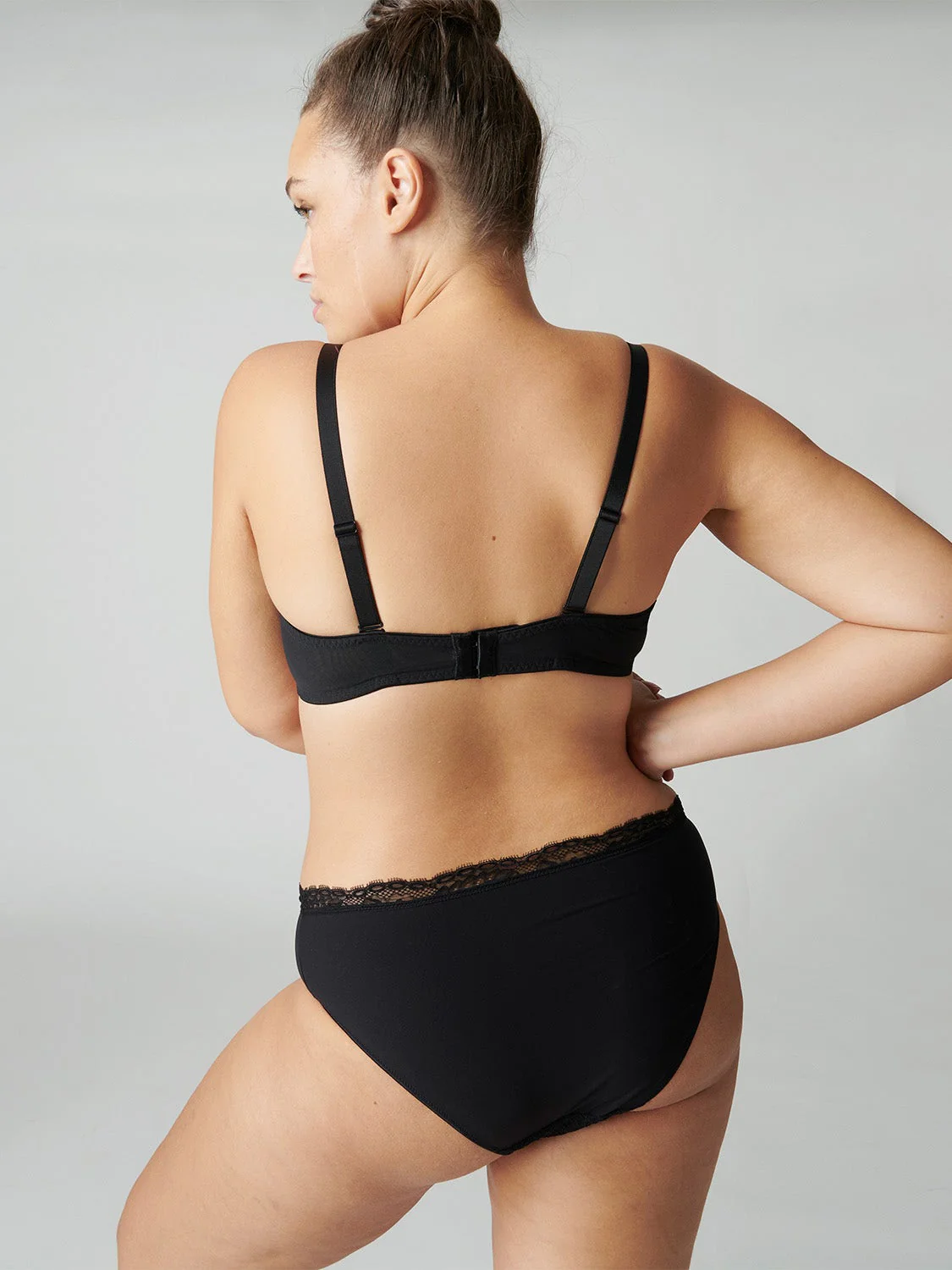 Exotica Full Coverage Plunge - Black - Image 10