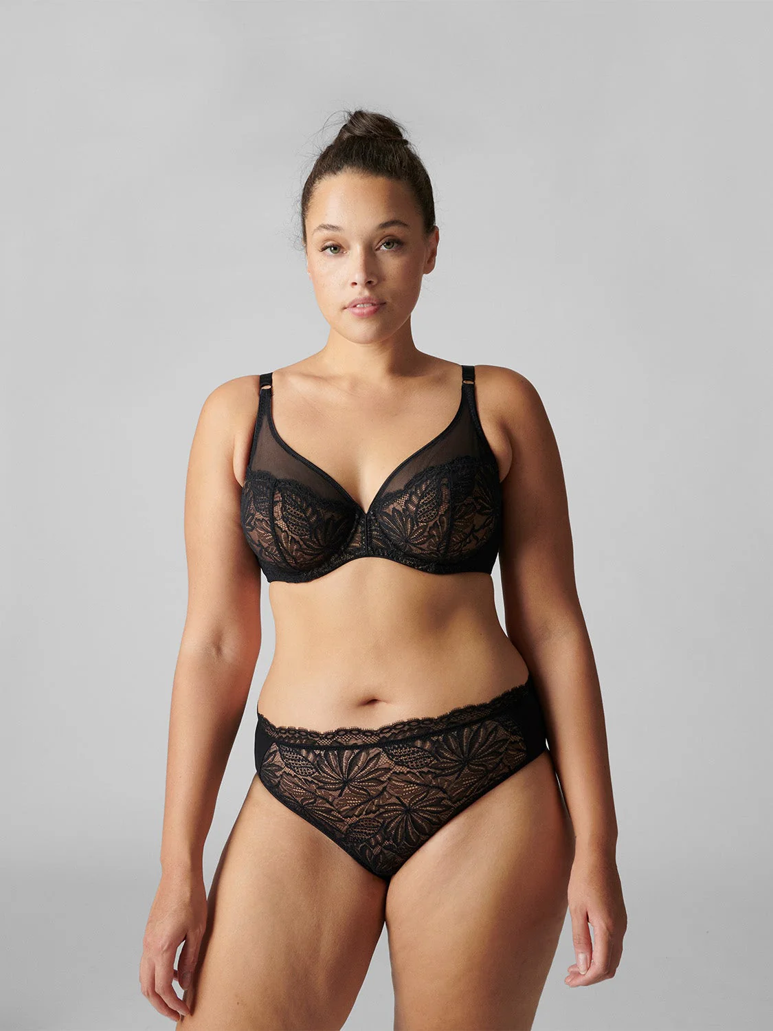 Exotica Full Coverage Plunge - Black - Image 9
