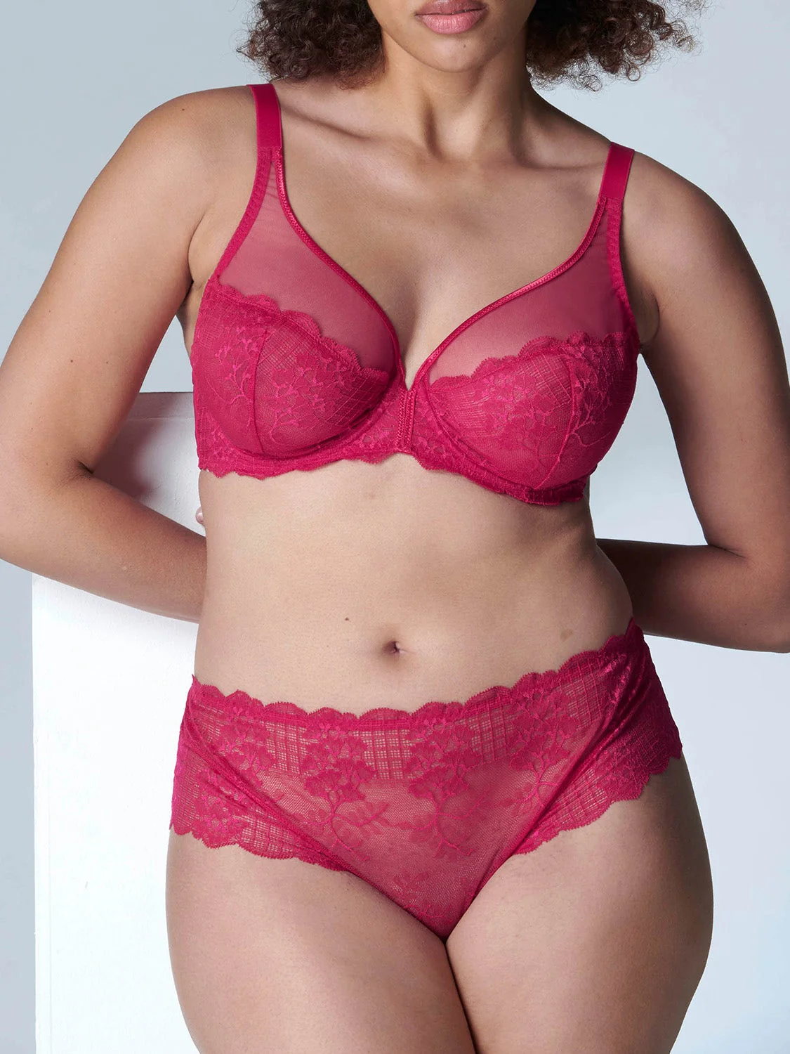 Reve Full Coverage Plunge - Cranberry - Image 3