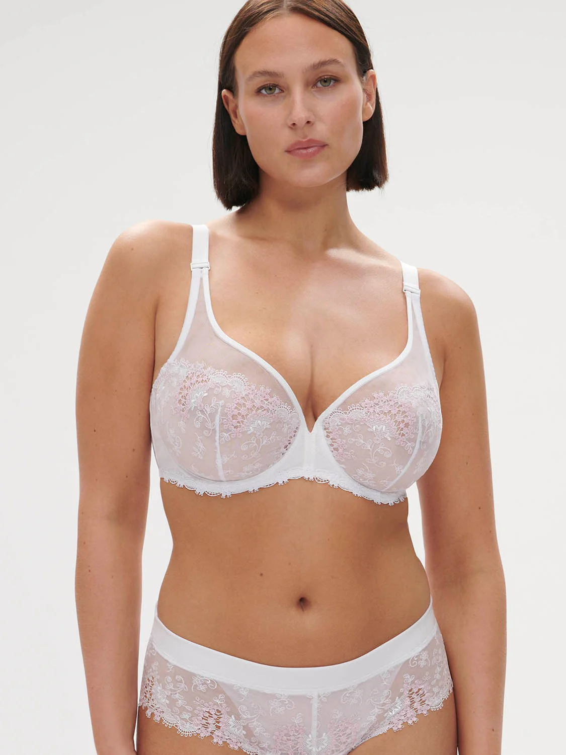 Wish Full Coverage Plunge - Crystal White - Image 8
