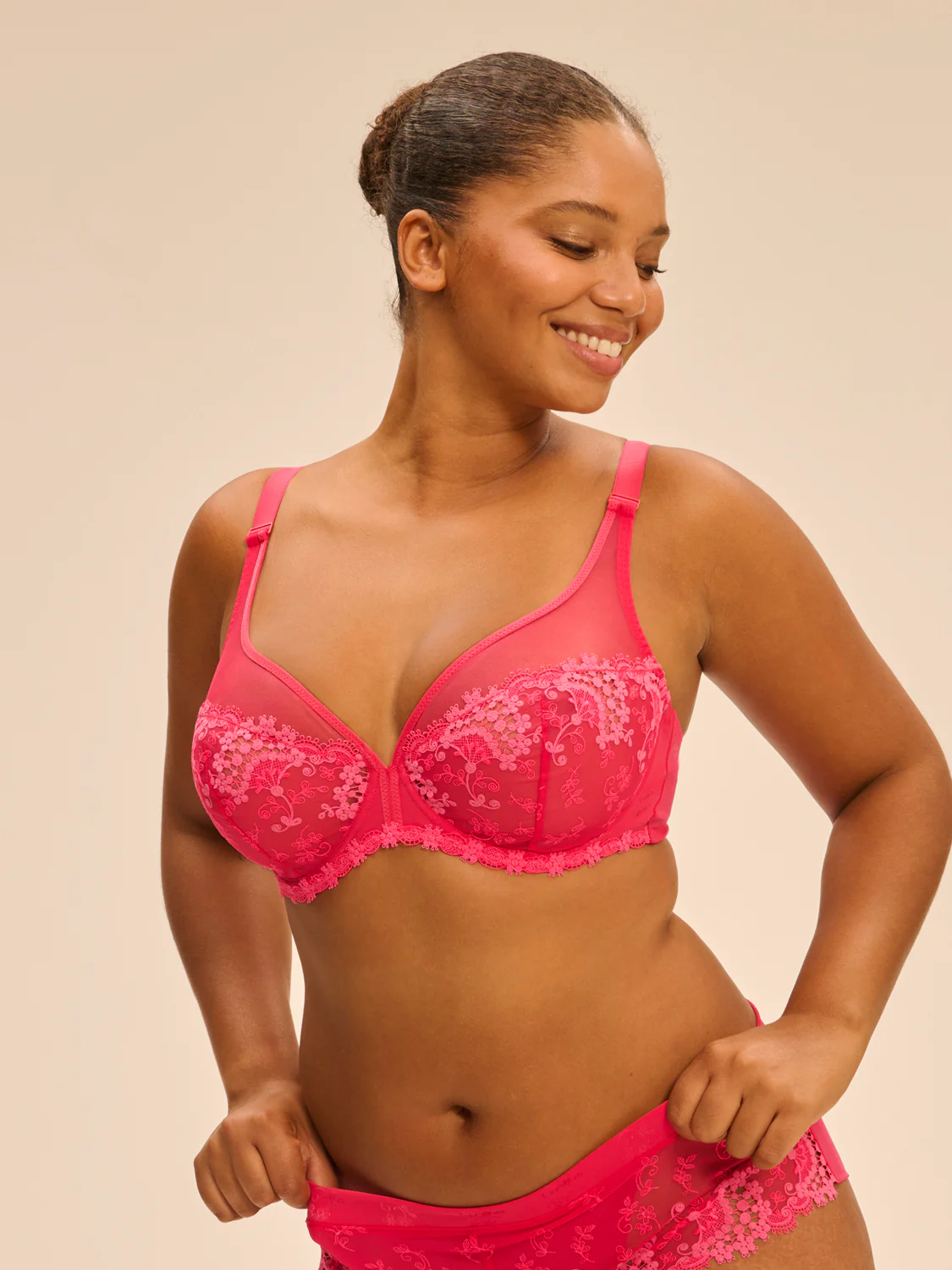 Wish Full Coverage Plunge - Fabulous Pink - Image 7
