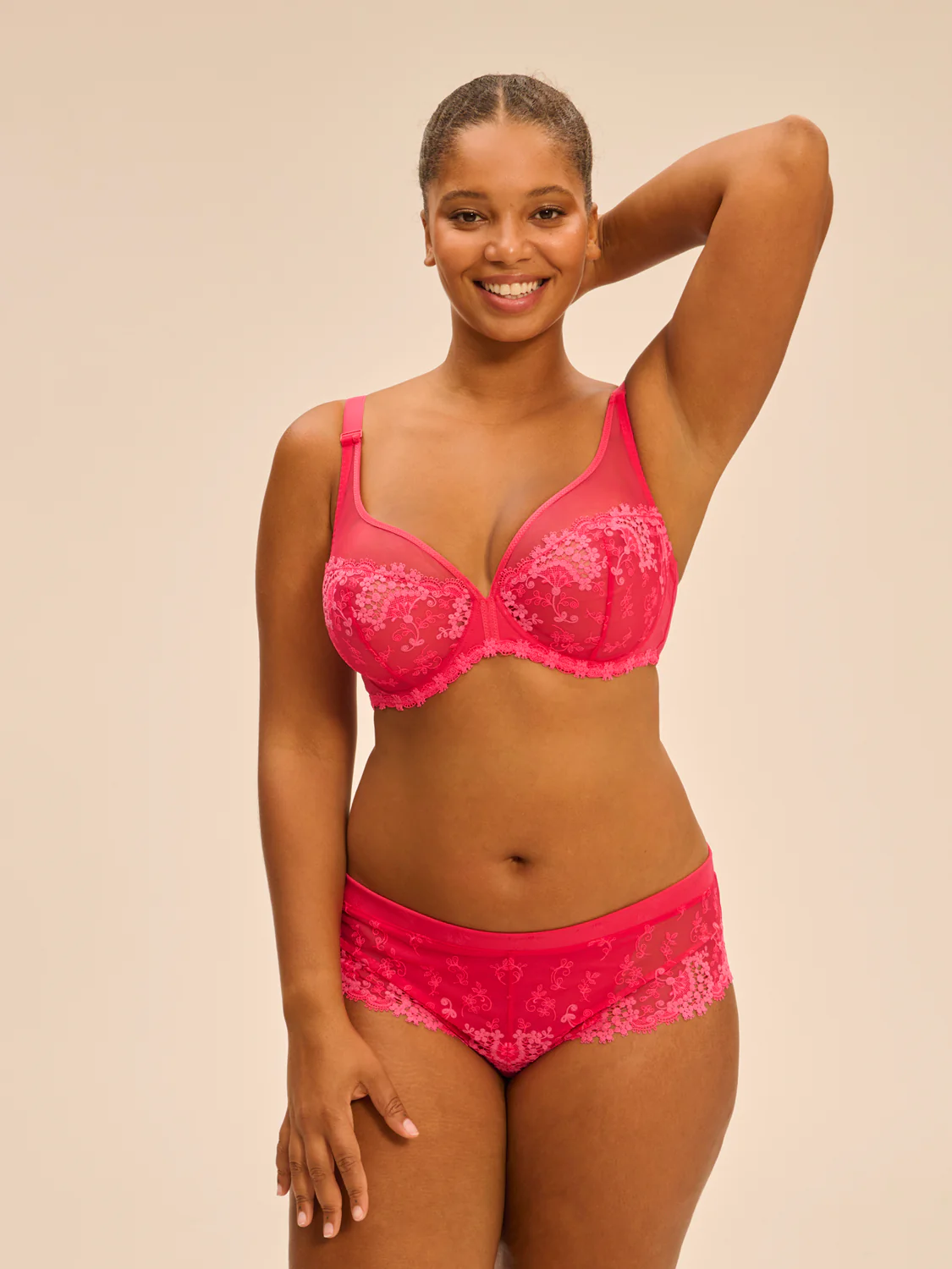 Wish Full Coverage Plunge - Fabulous Pink - Image 9