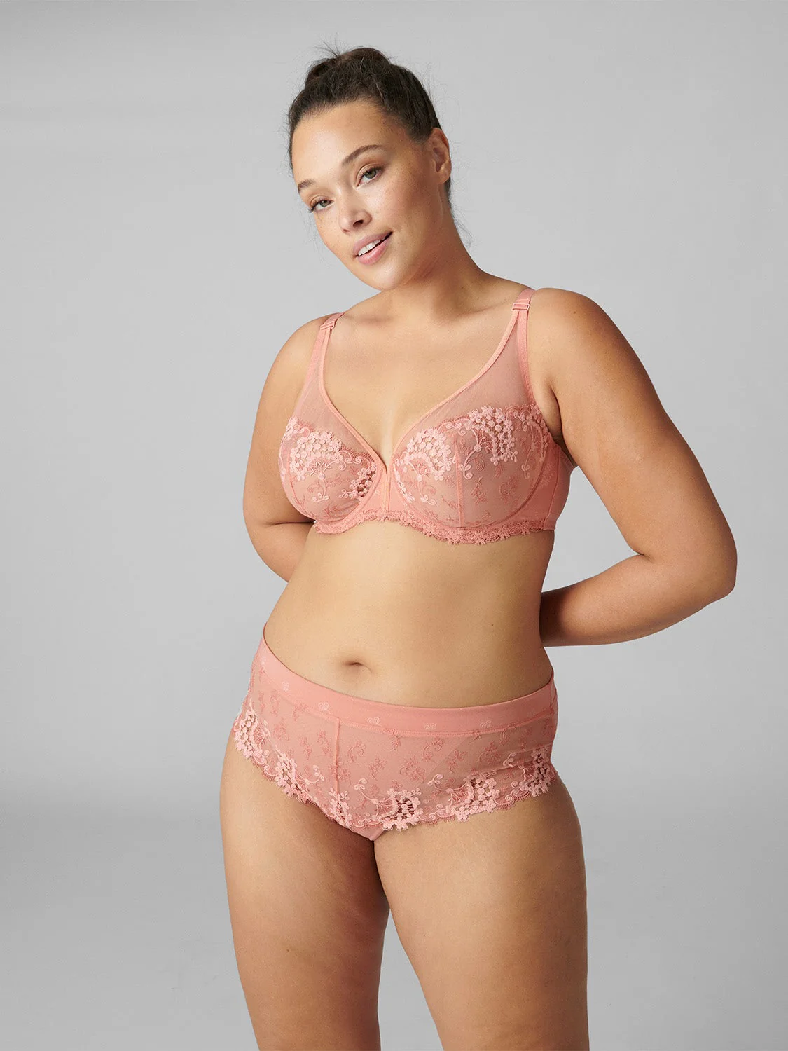Wish Full Coverage Plunge - Ginger Pink - Image 3