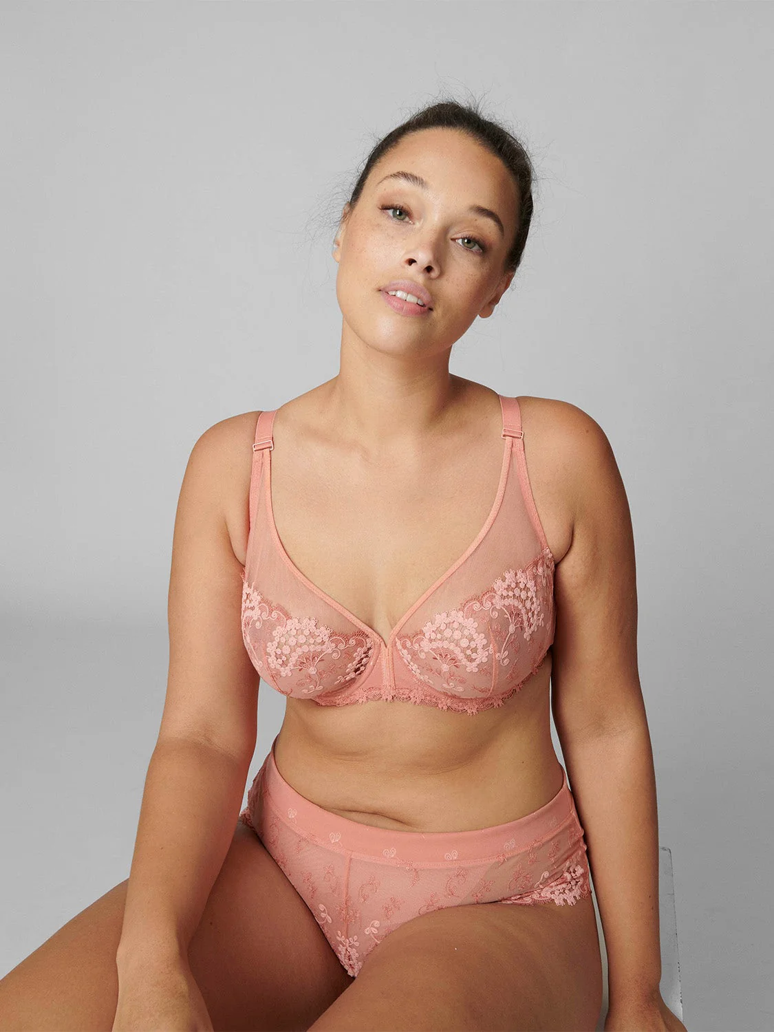 Wish Full Coverage Plunge - Ginger Pink - Image 5