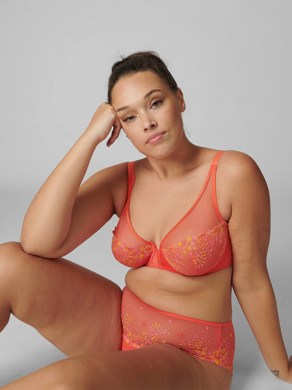 Delice Full Coverage Plunge - Mango - Image 5