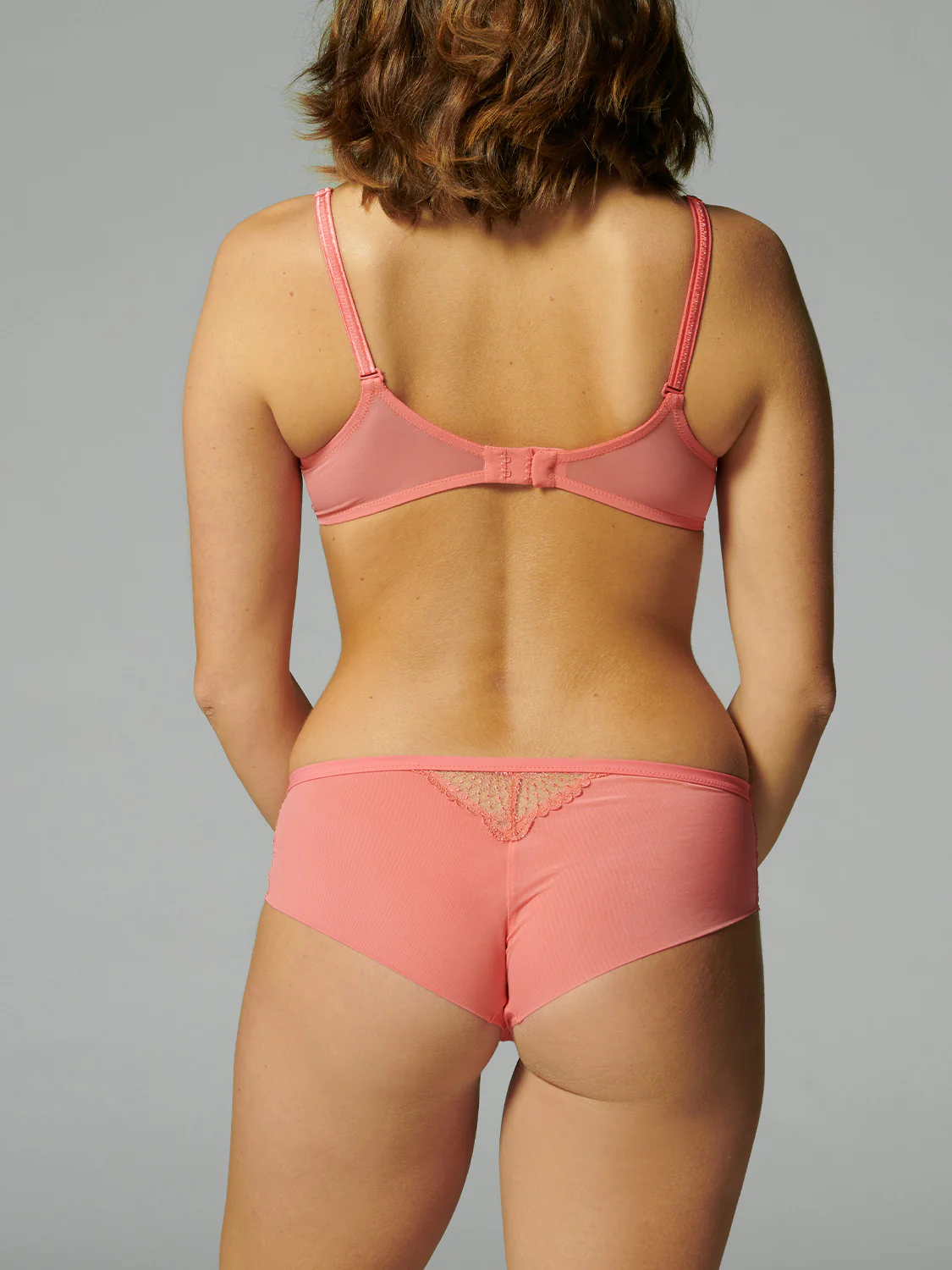 Full Coverage Plunge - Papaya - Image 4