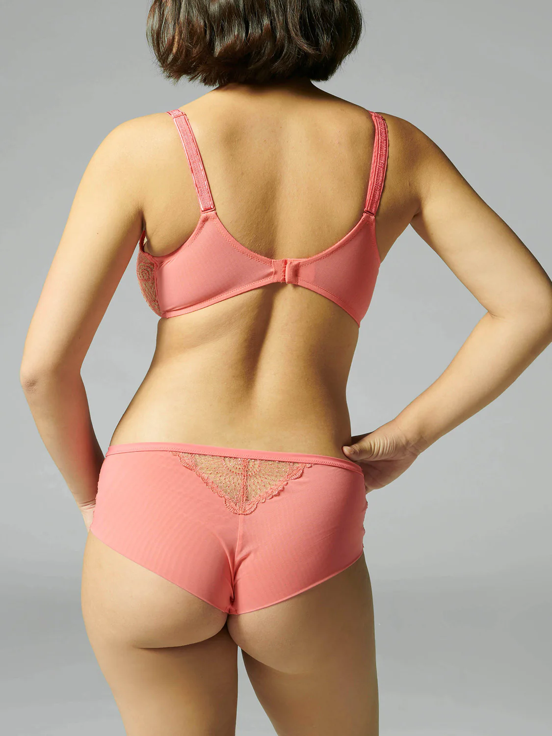 Full Coverage Plunge - Papaya - Image 9