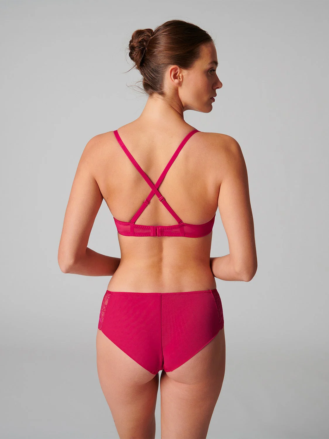 Exotica Full Coverage Plunge - Raspberry - Image 6