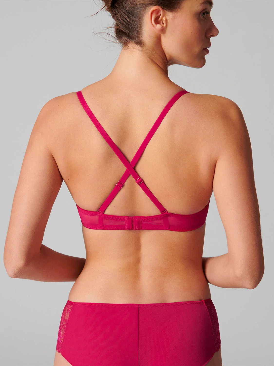 Exotica Full Coverage Plunge - Raspberry - Image 7