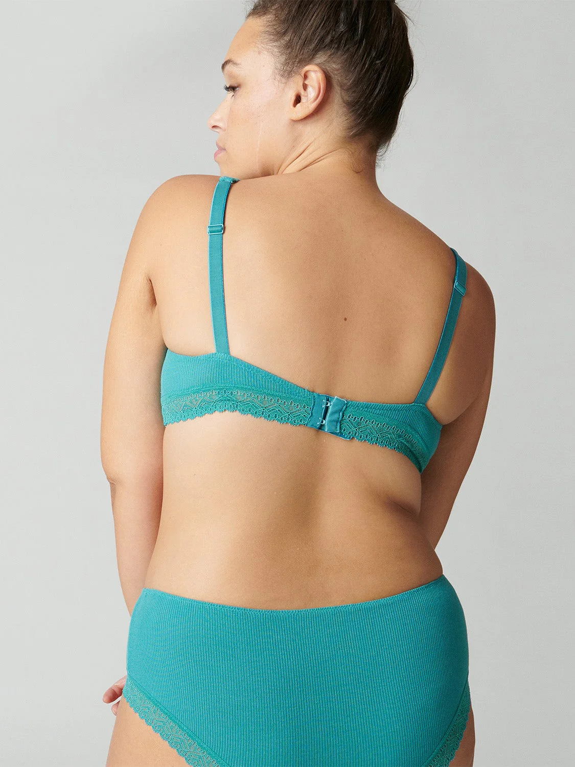 Eugenie Full Coverage Plunge - Saline Blue - Image 2