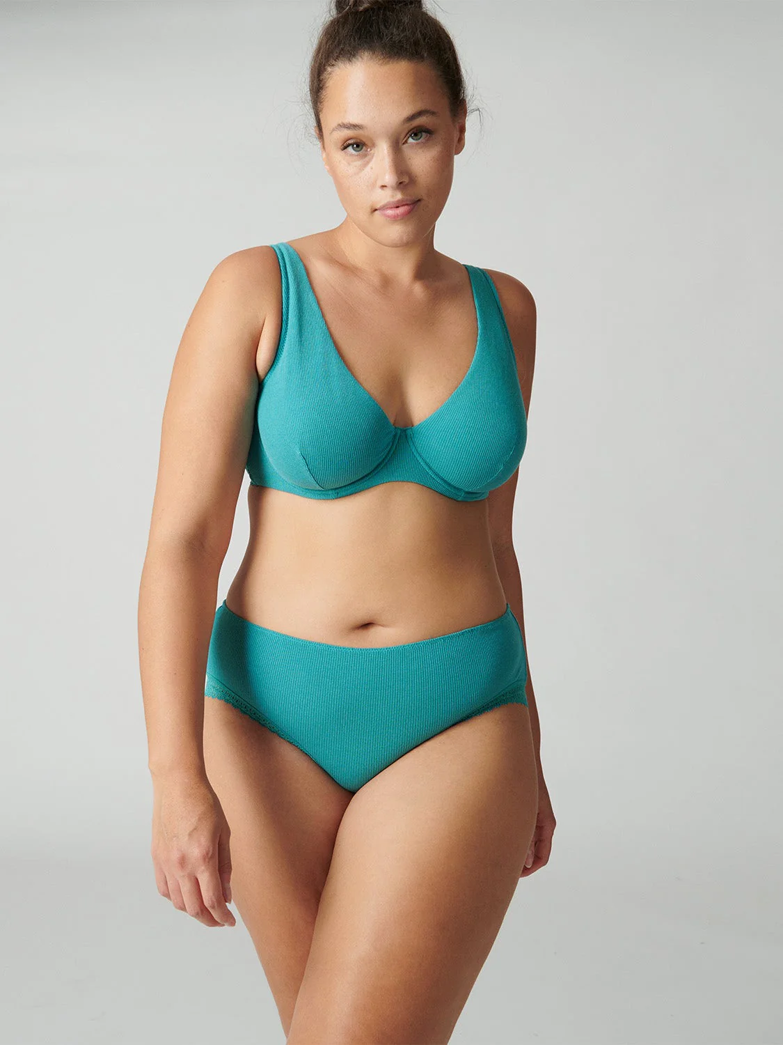 Eugenie Full Coverage Plunge - Saline Blue - Image 3