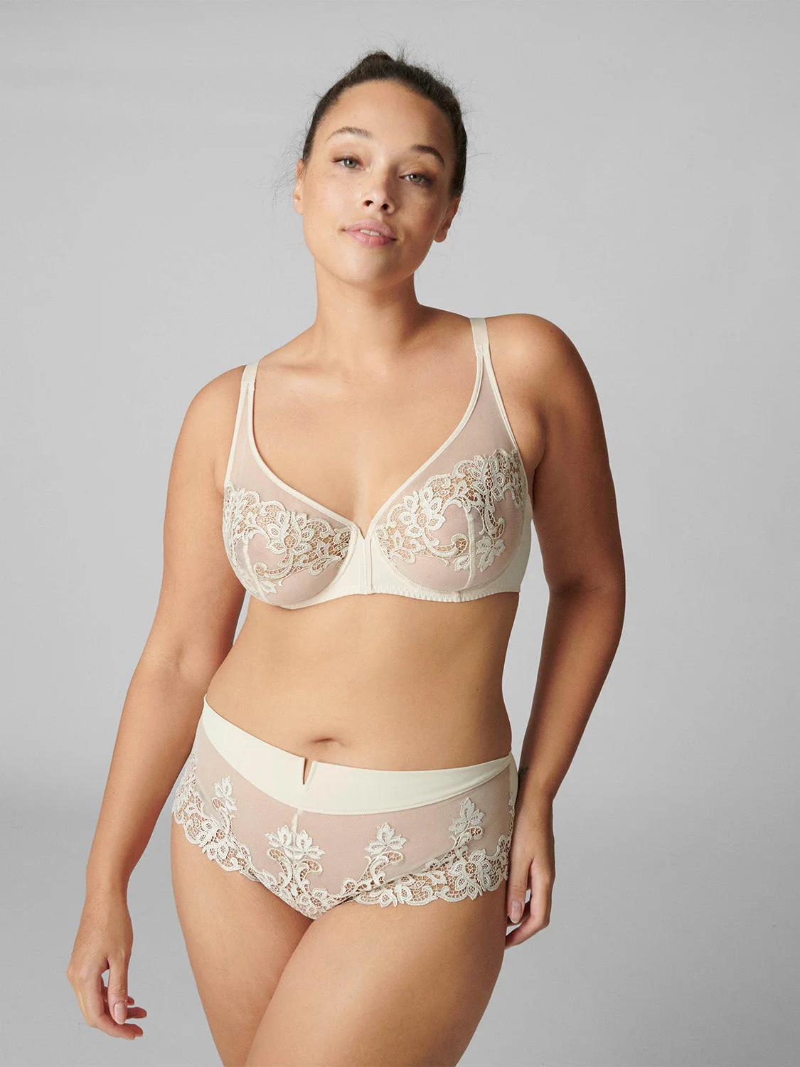 Saga Full Coverage Plunge - Topaz Beige - Image 8
