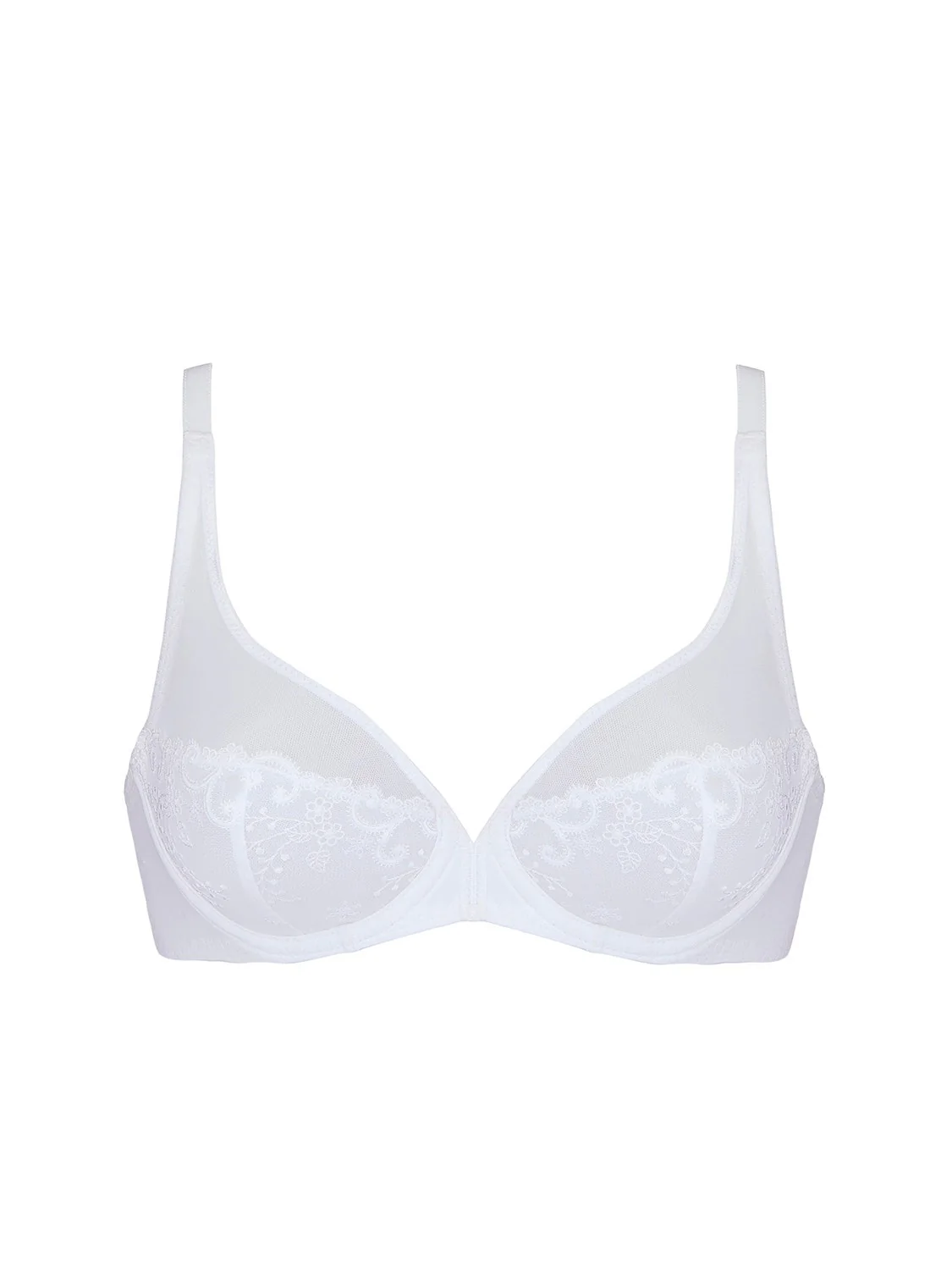 Delice Full Coverage Plunge - White - Image 11