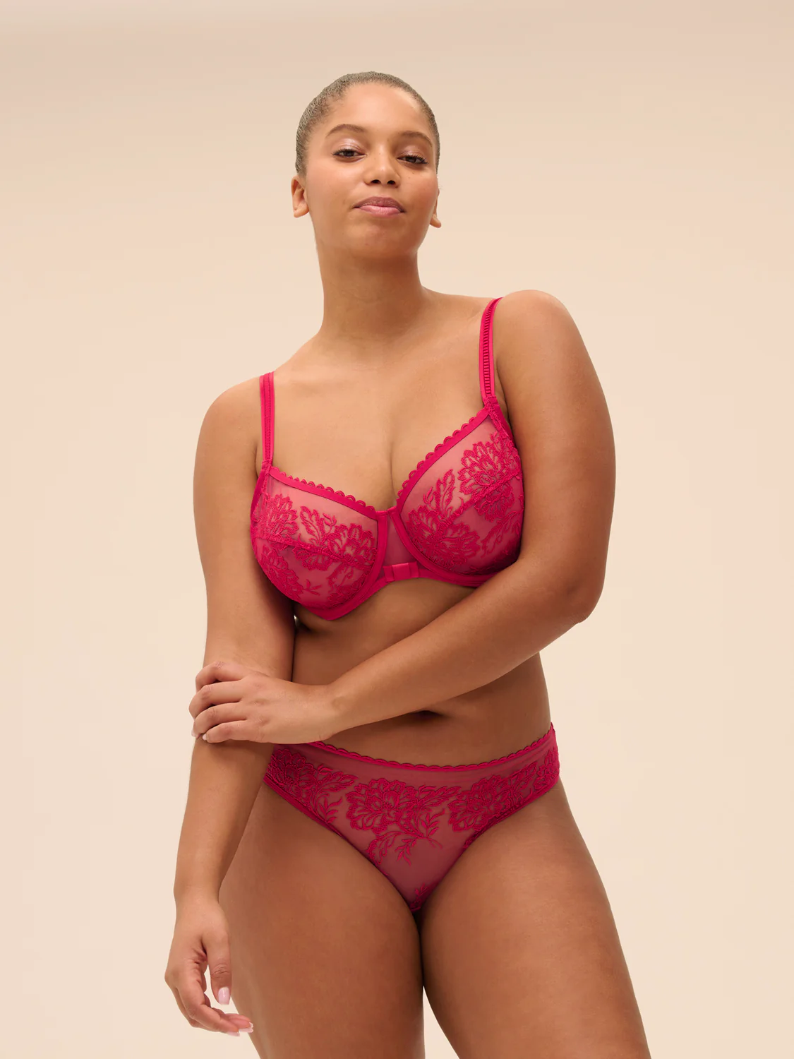 Romance Full Cup - Cranberry - Image 4