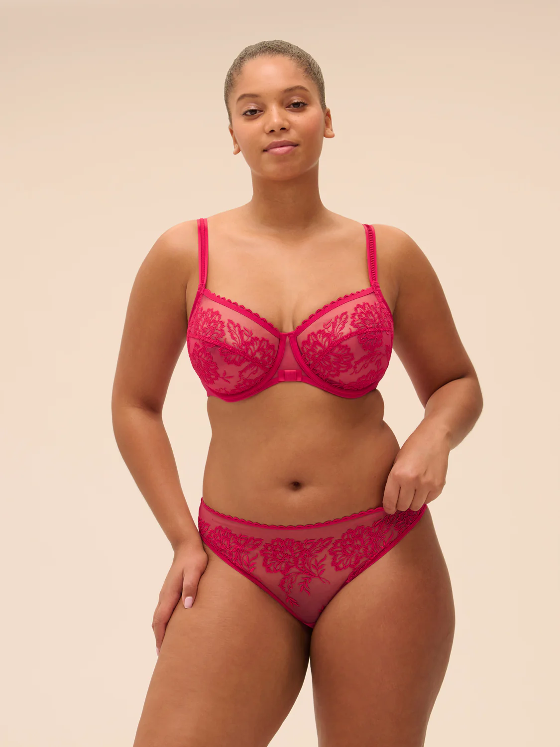 Romance Full Cup - Cranberry - Image 6