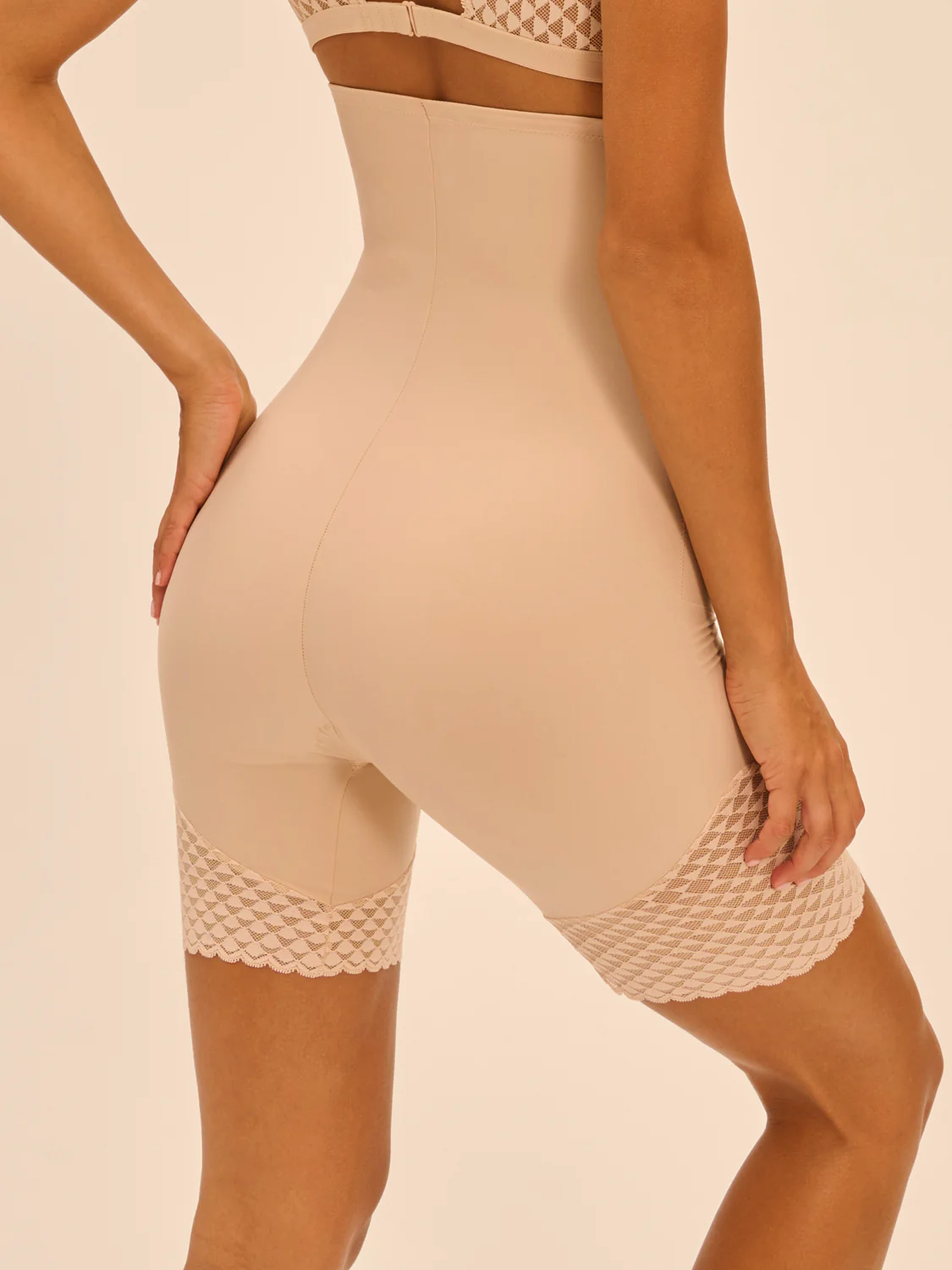 Subtile High Waist Shaper Shorts - Peau Rose - Image 2
