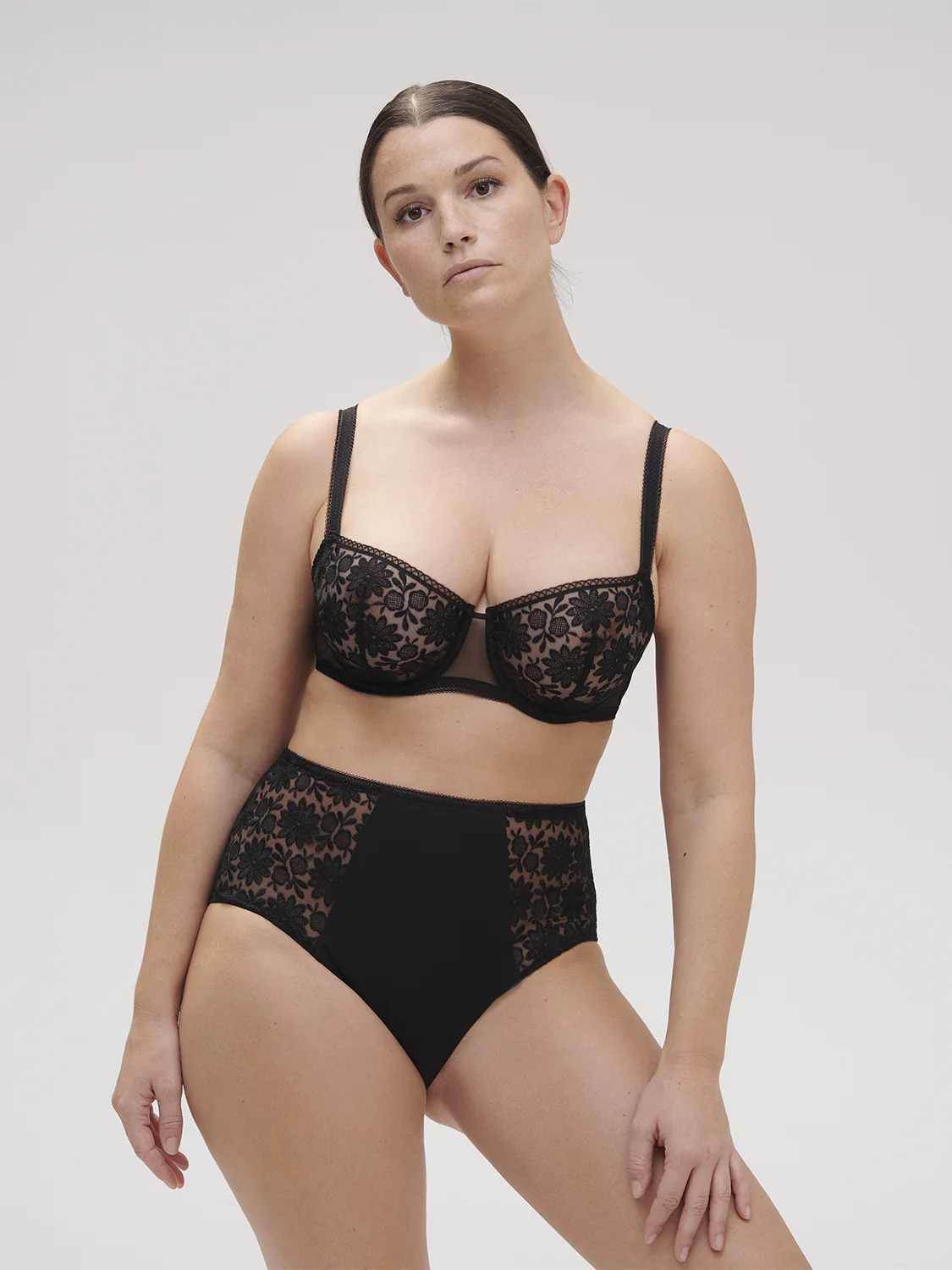 Amazone Sheer Demi - Black - Image 9