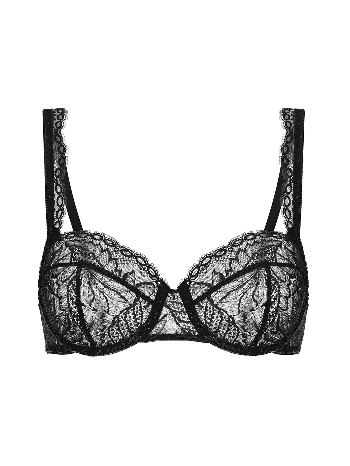 Exotica Sheer Demi - Black - Image 11