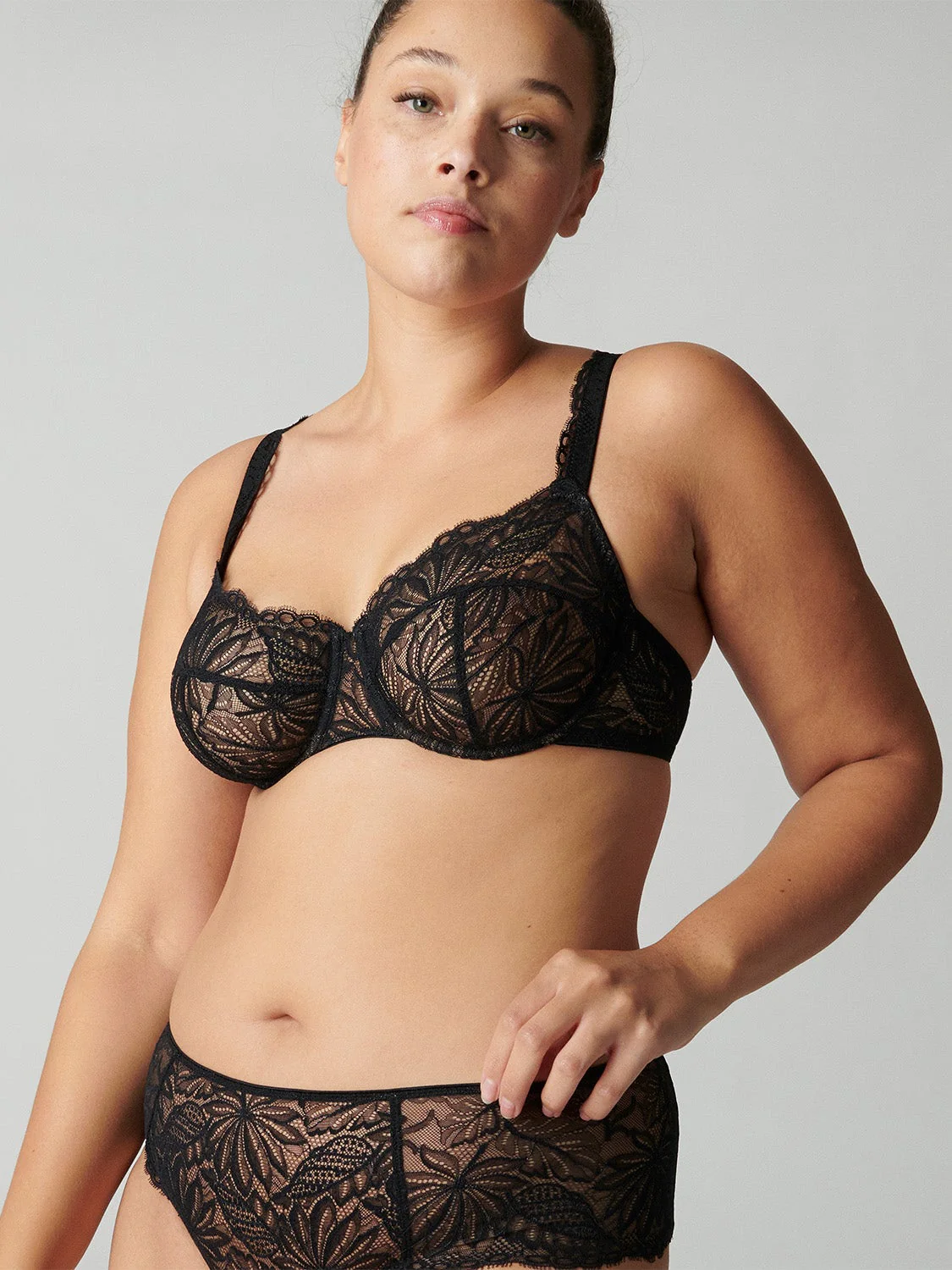 Exotica Sheer Demi - Black - Image 6