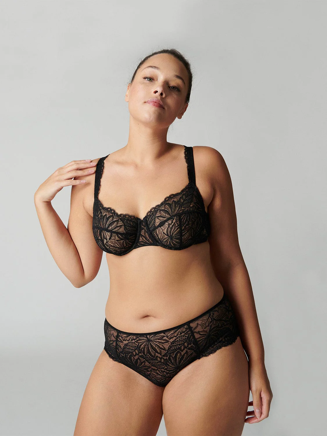 Exotica Sheer Demi - Black - Image 8