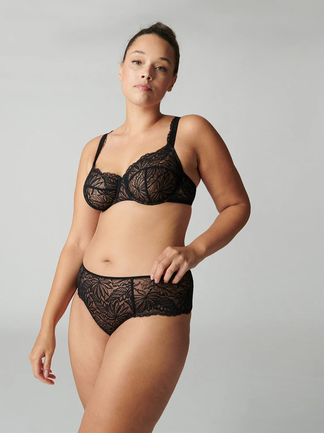 Exotica Sheer Demi - Black - Image 9