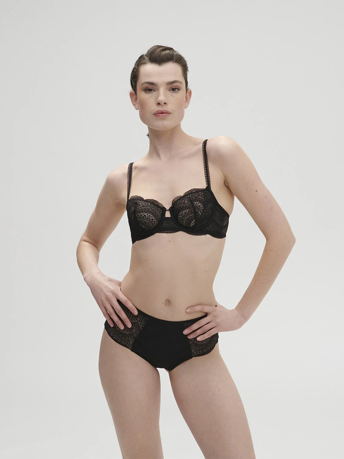 Karma Sheer Demi - Black - Image 5