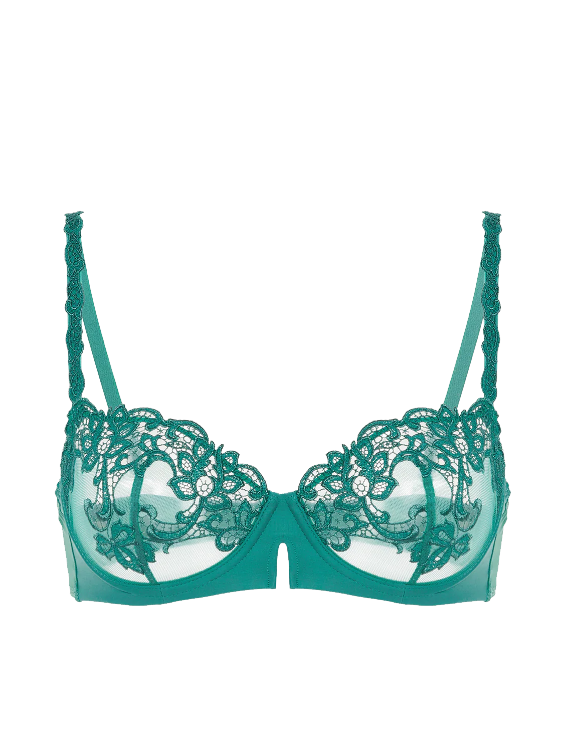 Saga Sheer Demi - Garden Green - Image 11
