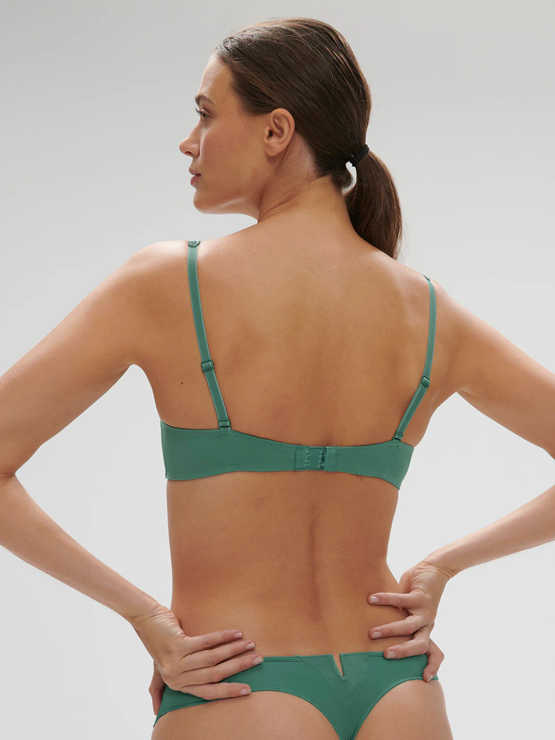 Saga Sheer Demi - Garden Green - Image 7