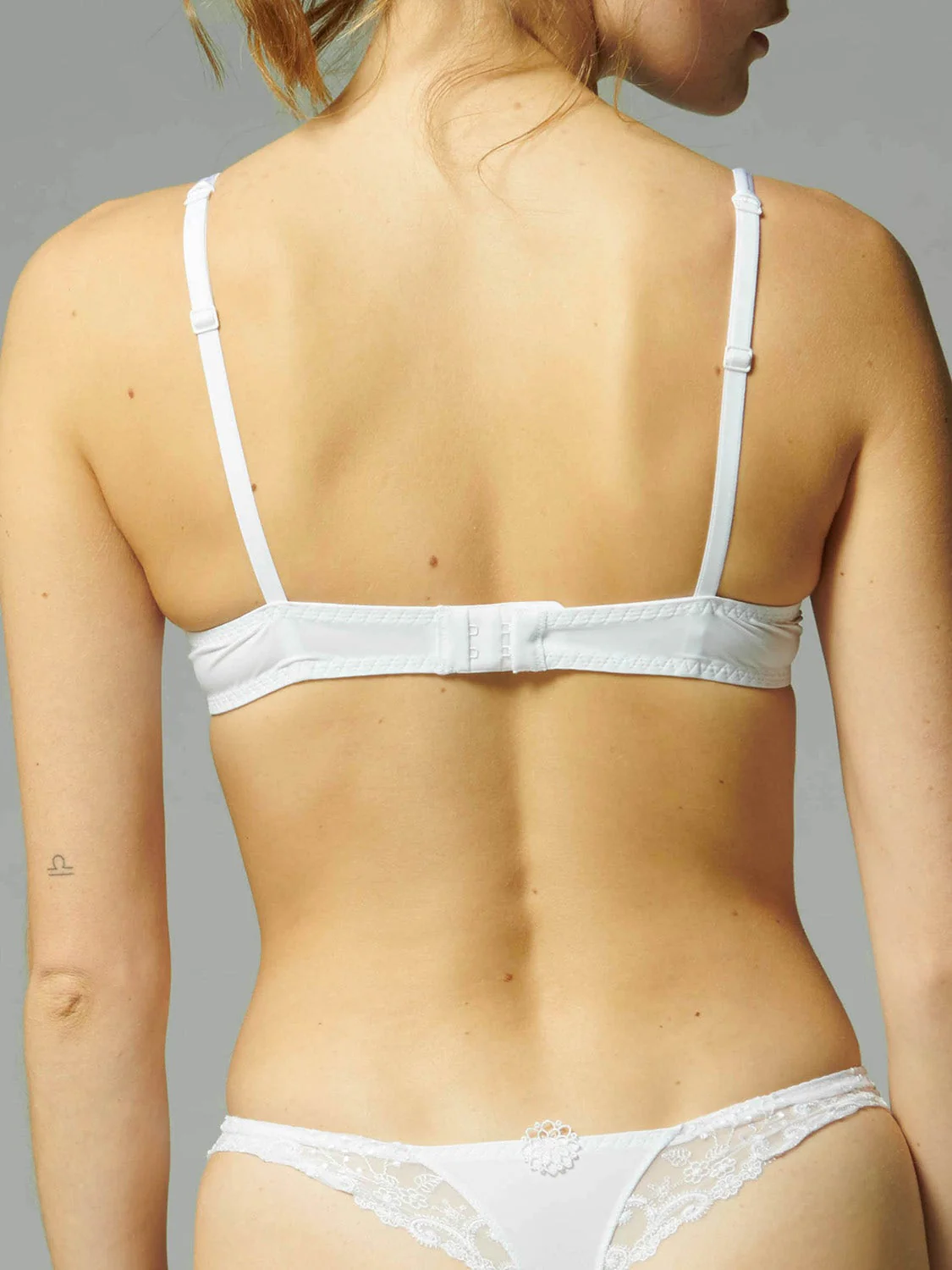 Delice Sheer Demi - White - Image 2