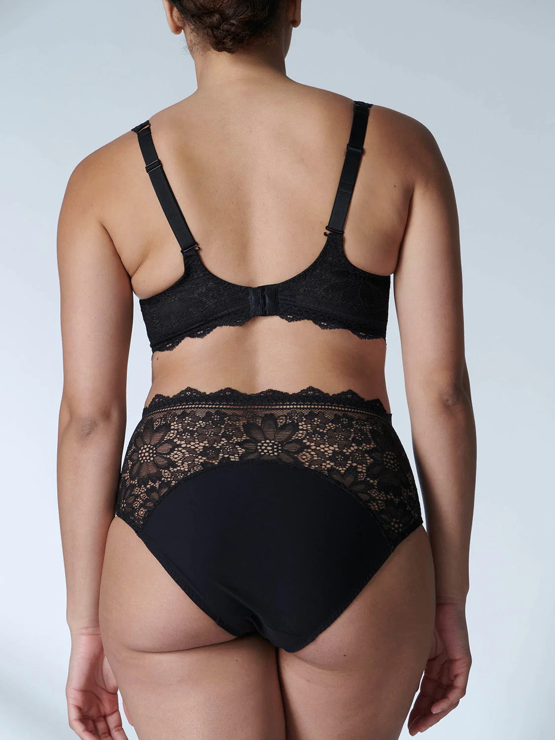 Freesia Retro Brief - Black - Image 10