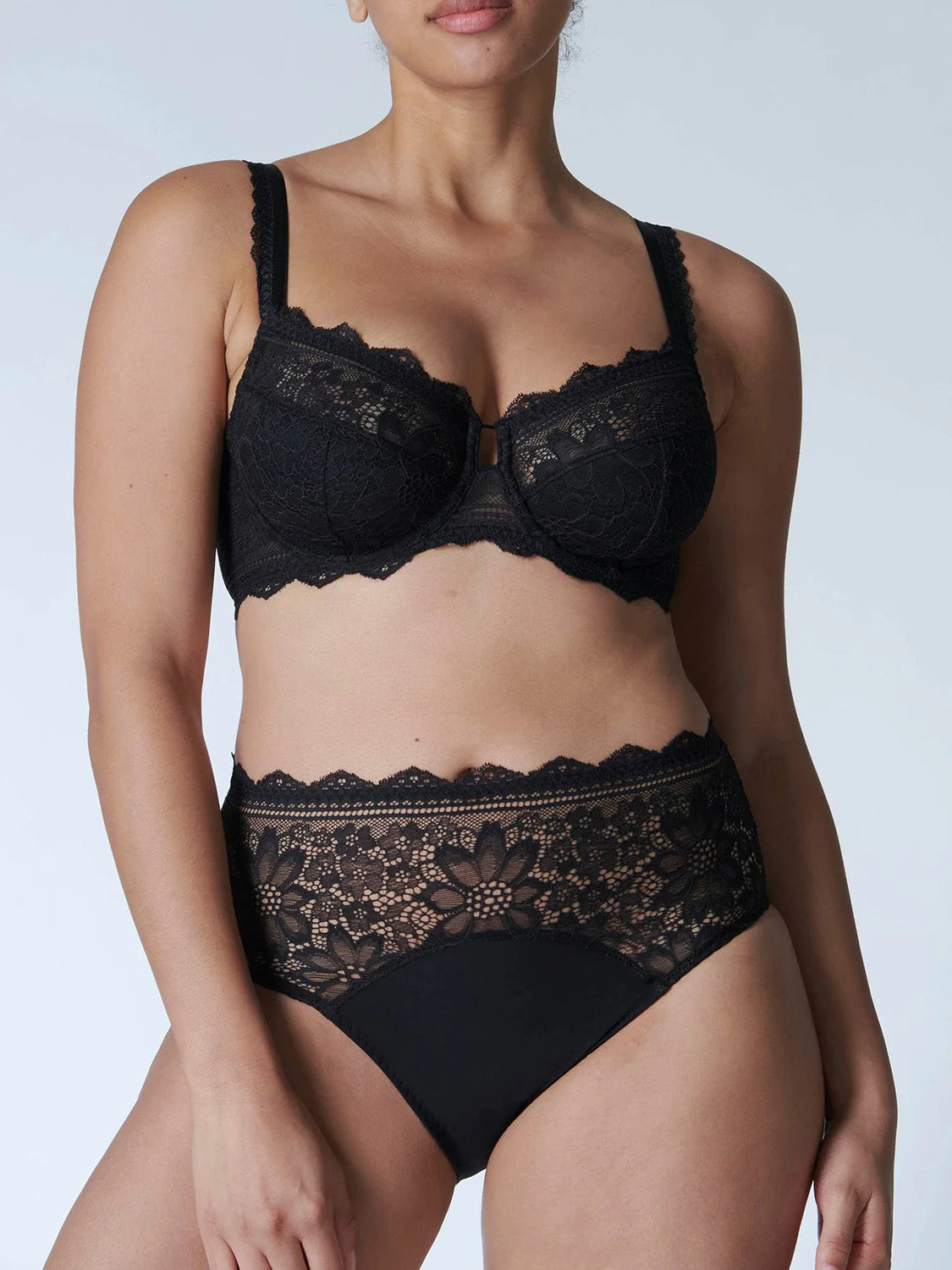 Freesia Retro Brief - Black - Image 8