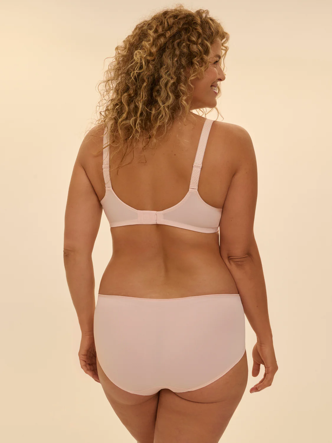 Caresse Retro Brief - Blush - Image 4