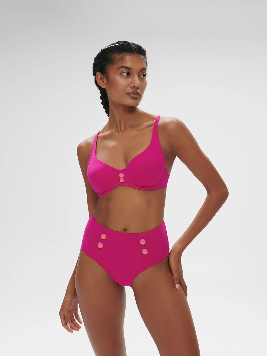 Alati Retro Brief - Hibiscus Pink - Image 3