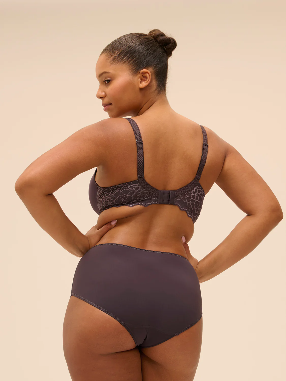 Caresse Retro Brief - Graphite Grey - Image 6